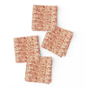 Cocktail Napkins <br/> Tjap, Cinnamon