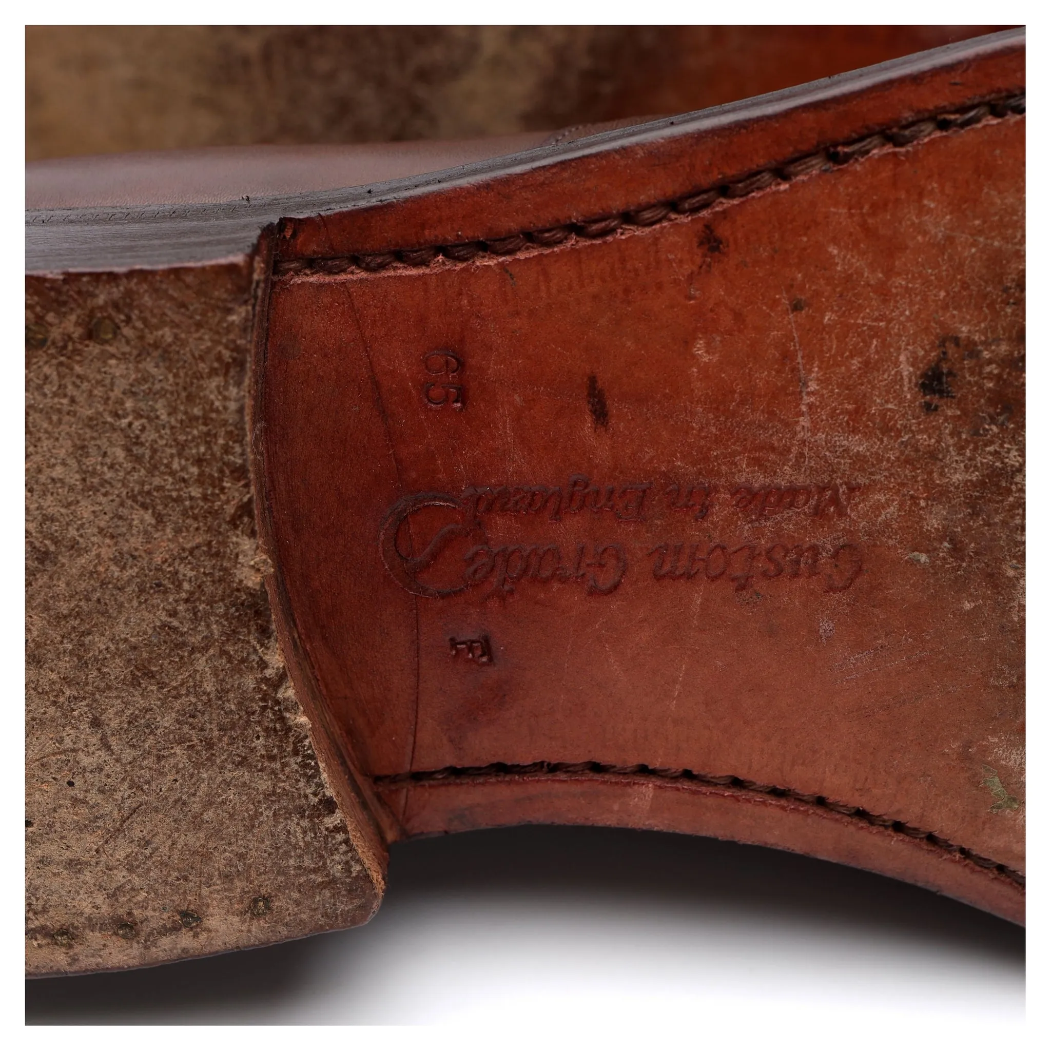 'Consul' Brown Leather Oxford UK 6.5 F