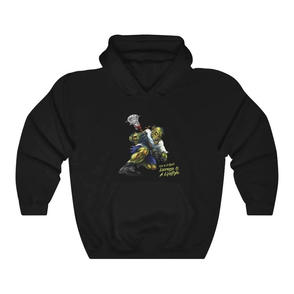 Cradle to Grave Lacrosse Full Color Premium Hoodie
