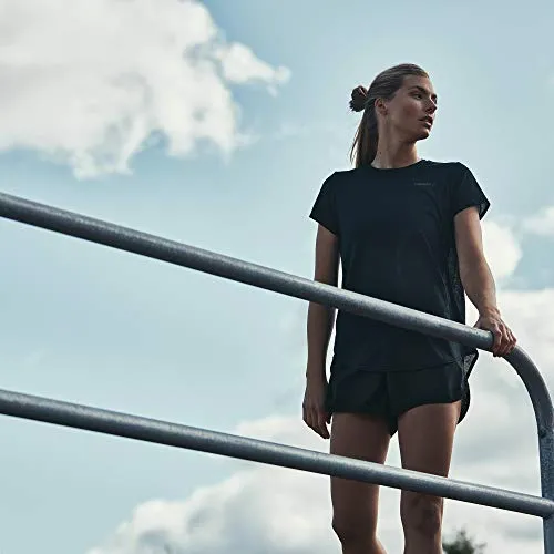 Craft Women's Essential Tee Shirt for Gym Sports Top, Lightweight Technical T