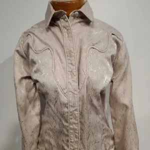 Cream Western Top