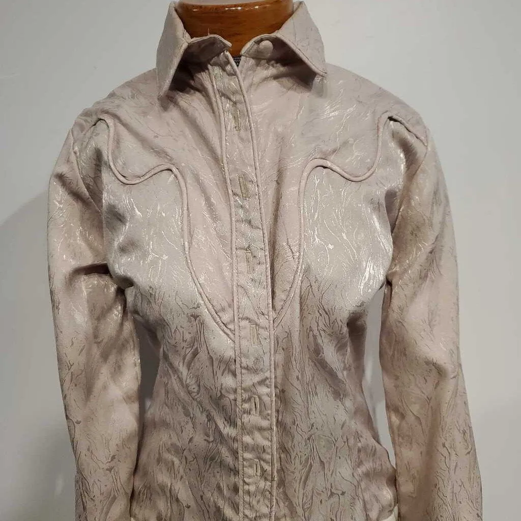 Cream Western Top