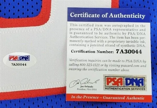 Curtis Martin Signed New England Patriots Jersey (PSA COA) 5xPro Bowl R.B.