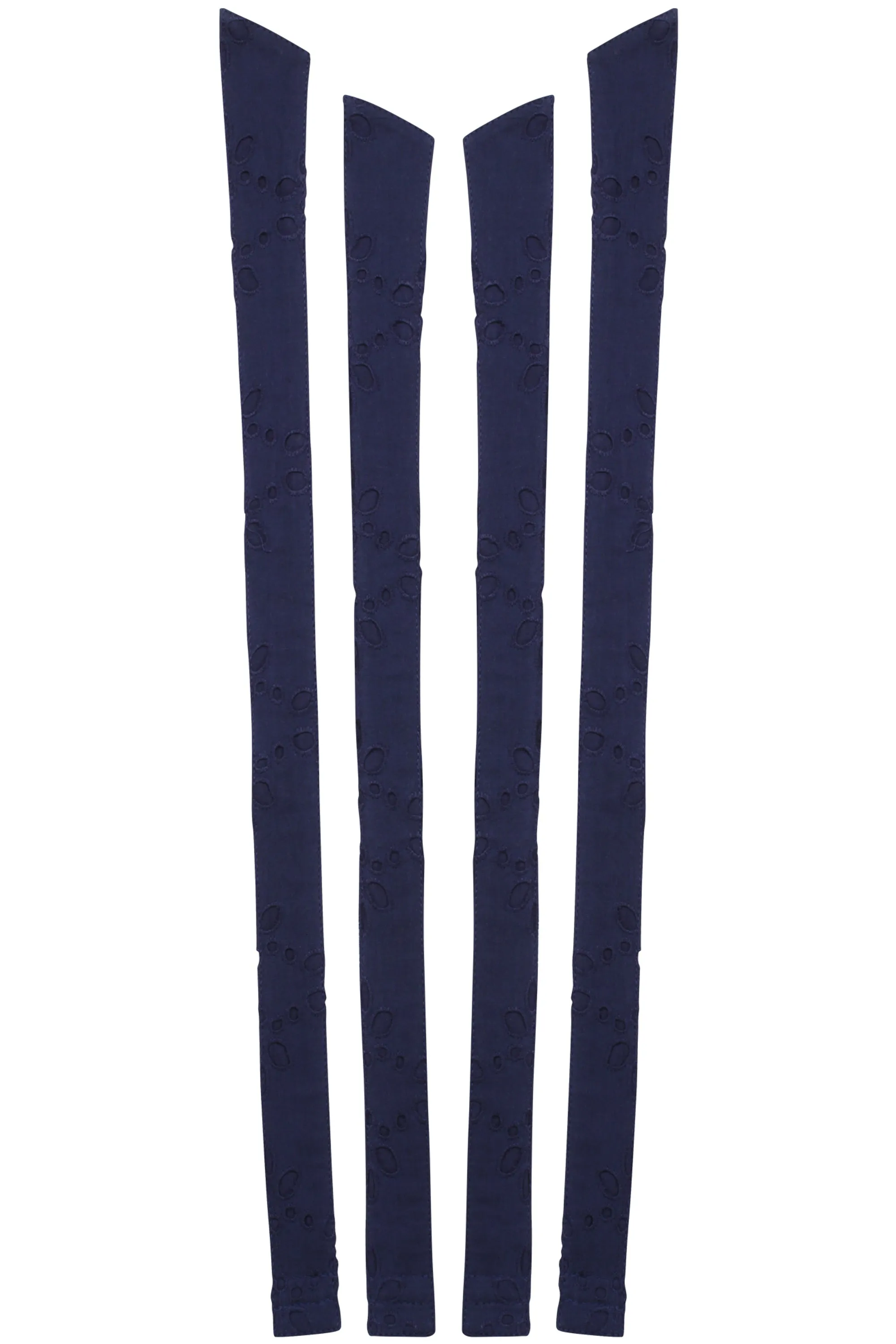 Dahlia Shoulder Strap Summer Navy Broderie Anglaise Cotton