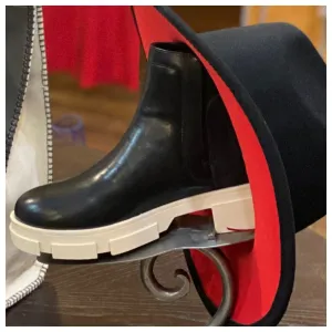 Leather Oxford Booties