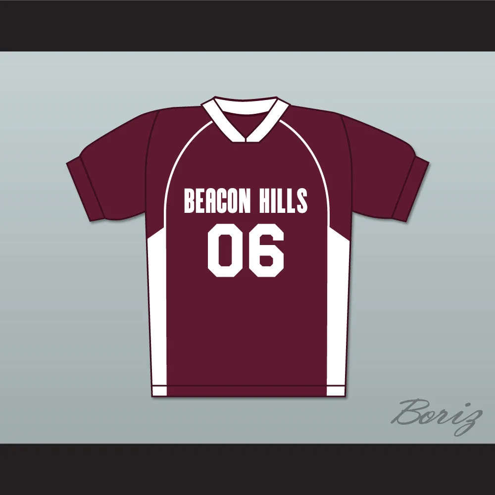 Danny Mahealani 06 Beacon Hills Cyclones Lacrosse Jersey Teen Wolf Maroon Style