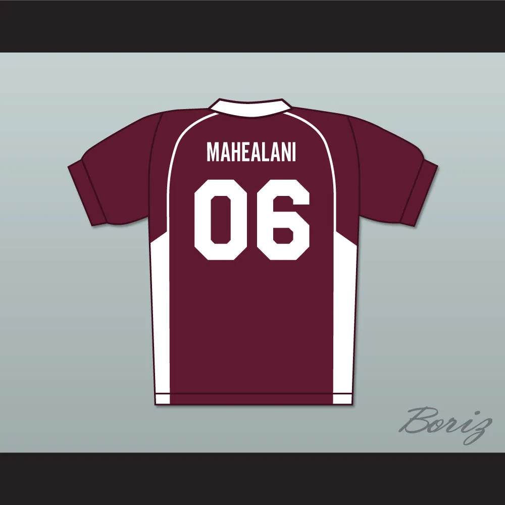 Danny Mahealani 06 Beacon Hills Cyclones Lacrosse Jersey Teen Wolf Maroon Style