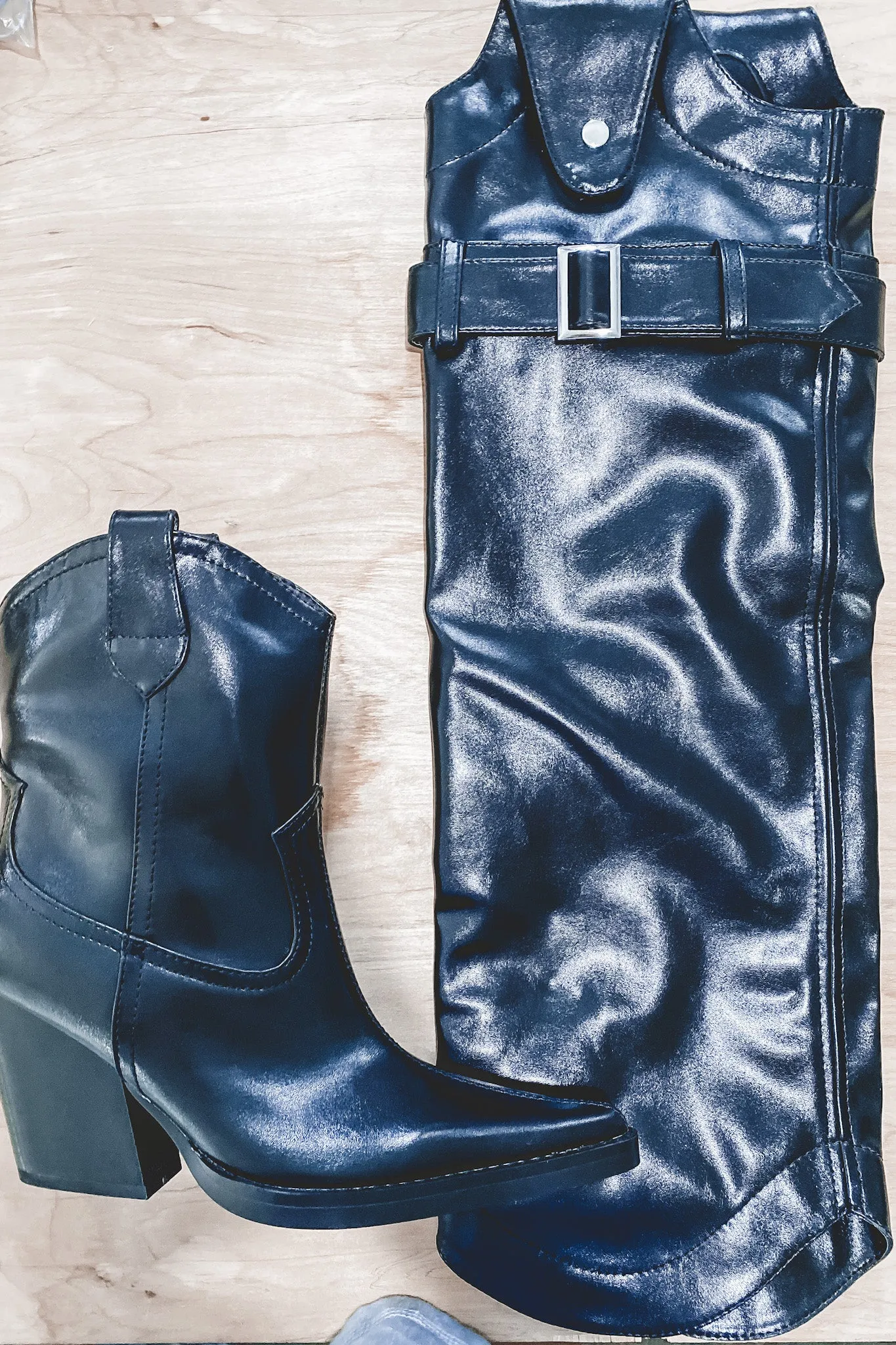 DEAL Wear What You Want Moto Western Convertible Boots