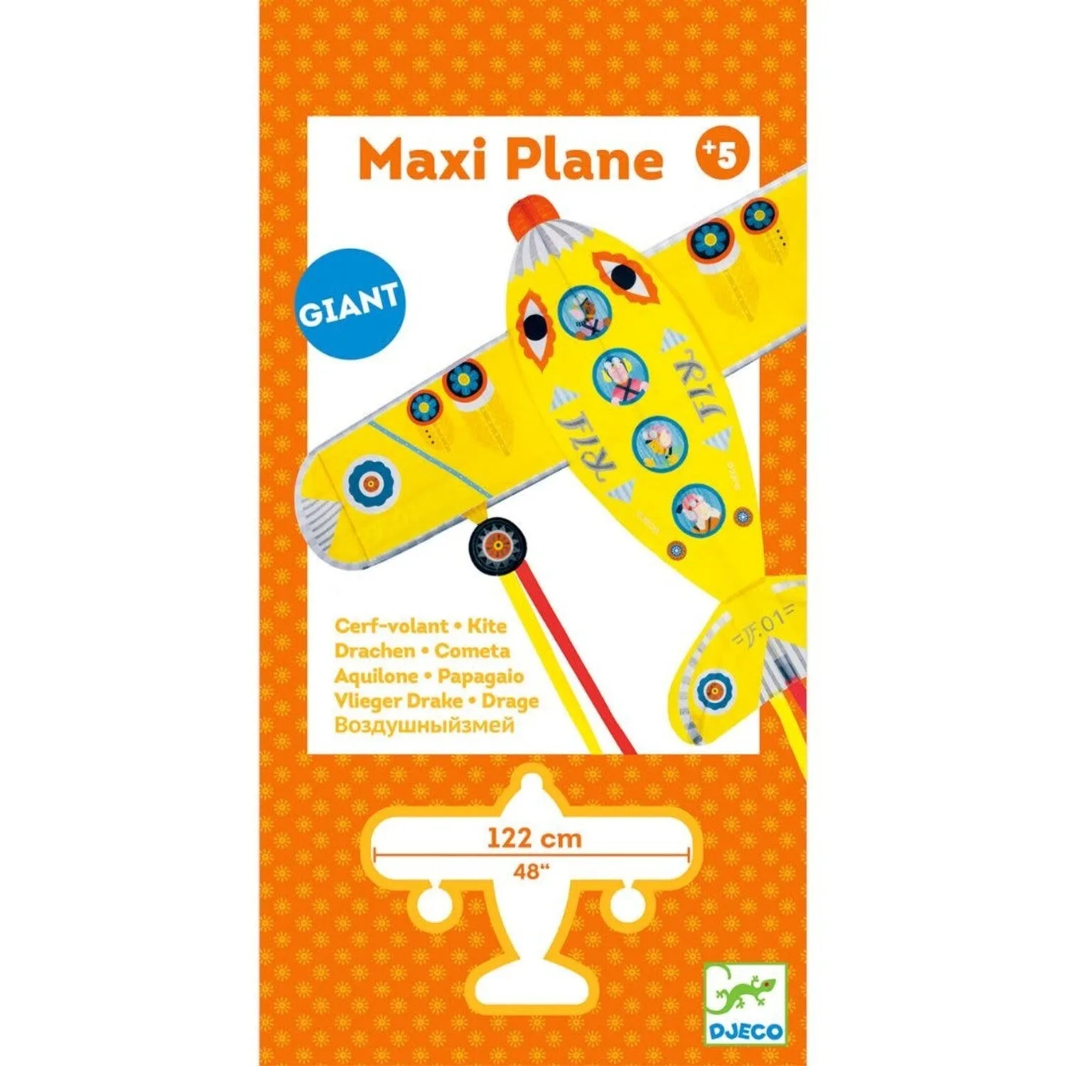 DJECO Maxi Plane Kite