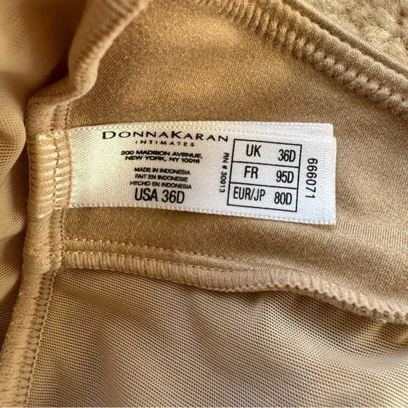 Donna Karan 36D Vintage Underwire Bodysuit Shapewear