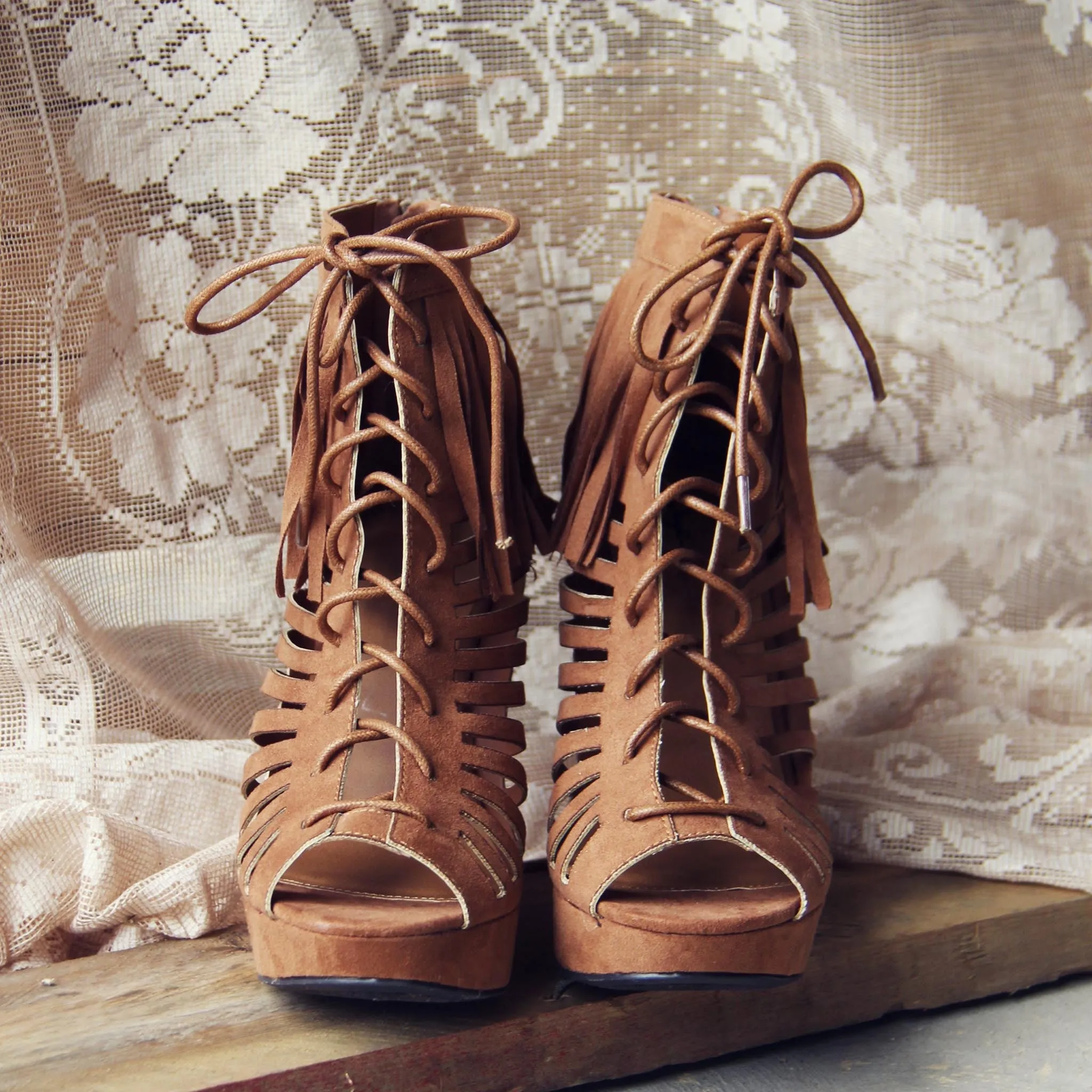 Dreamy Fringe Booties
