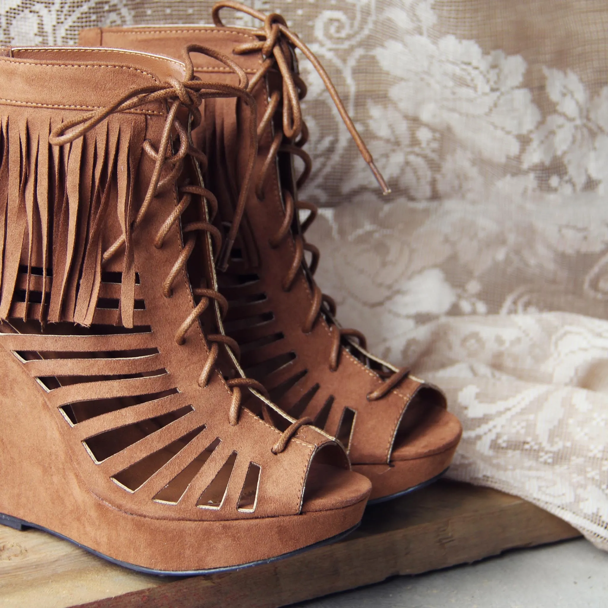 Dreamy Fringe Booties