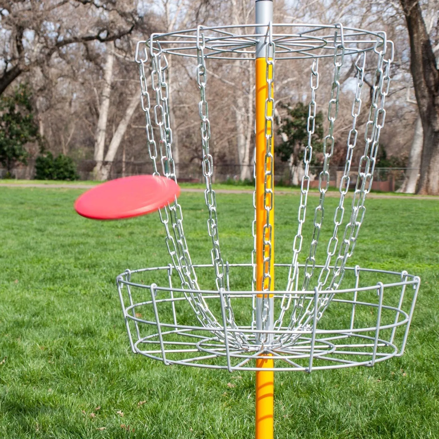 Driftsun Sports Portable Disk Golf Basket - Lightweight Steel Practice Target