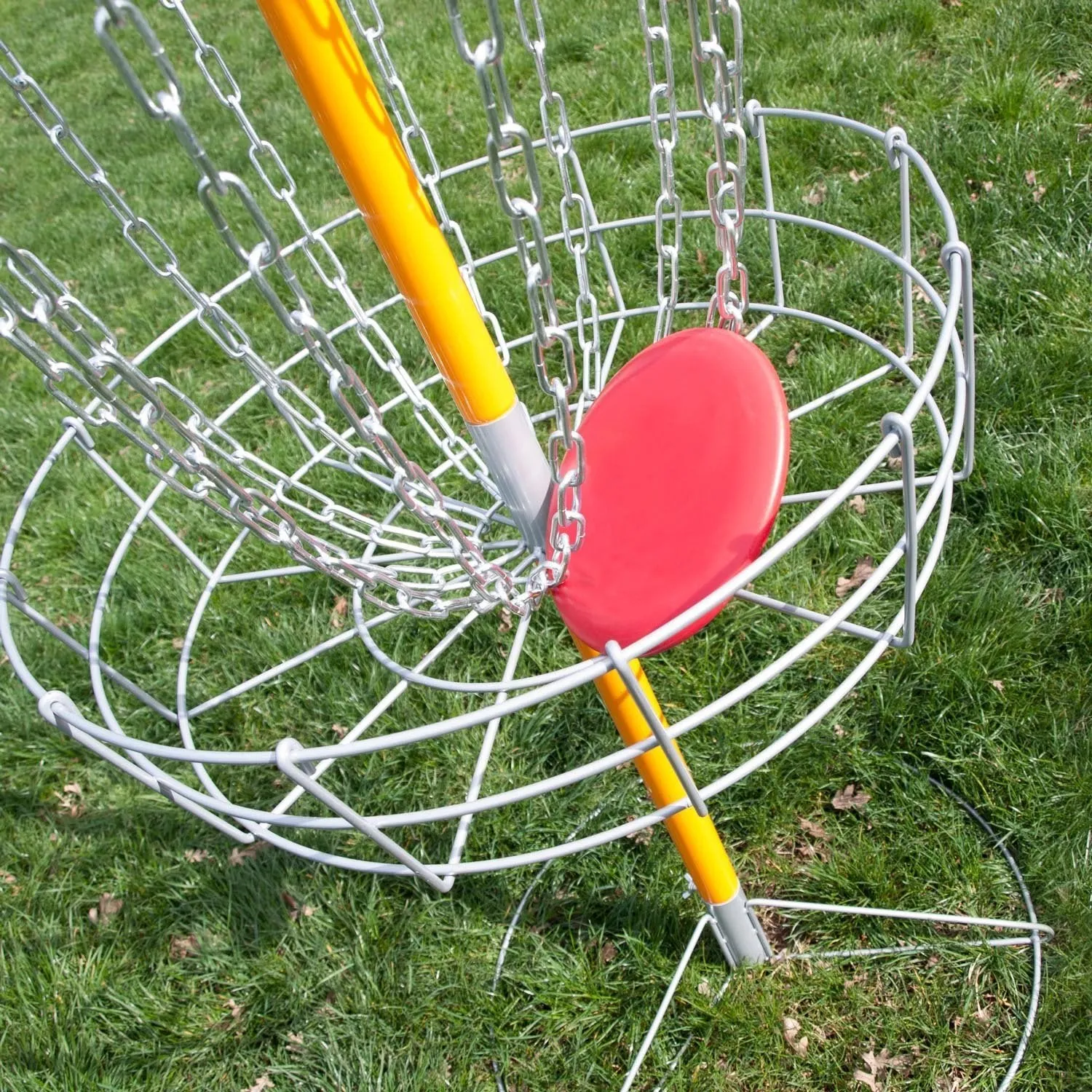 Driftsun Sports Portable Disk Golf Basket - Lightweight Steel Practice Target