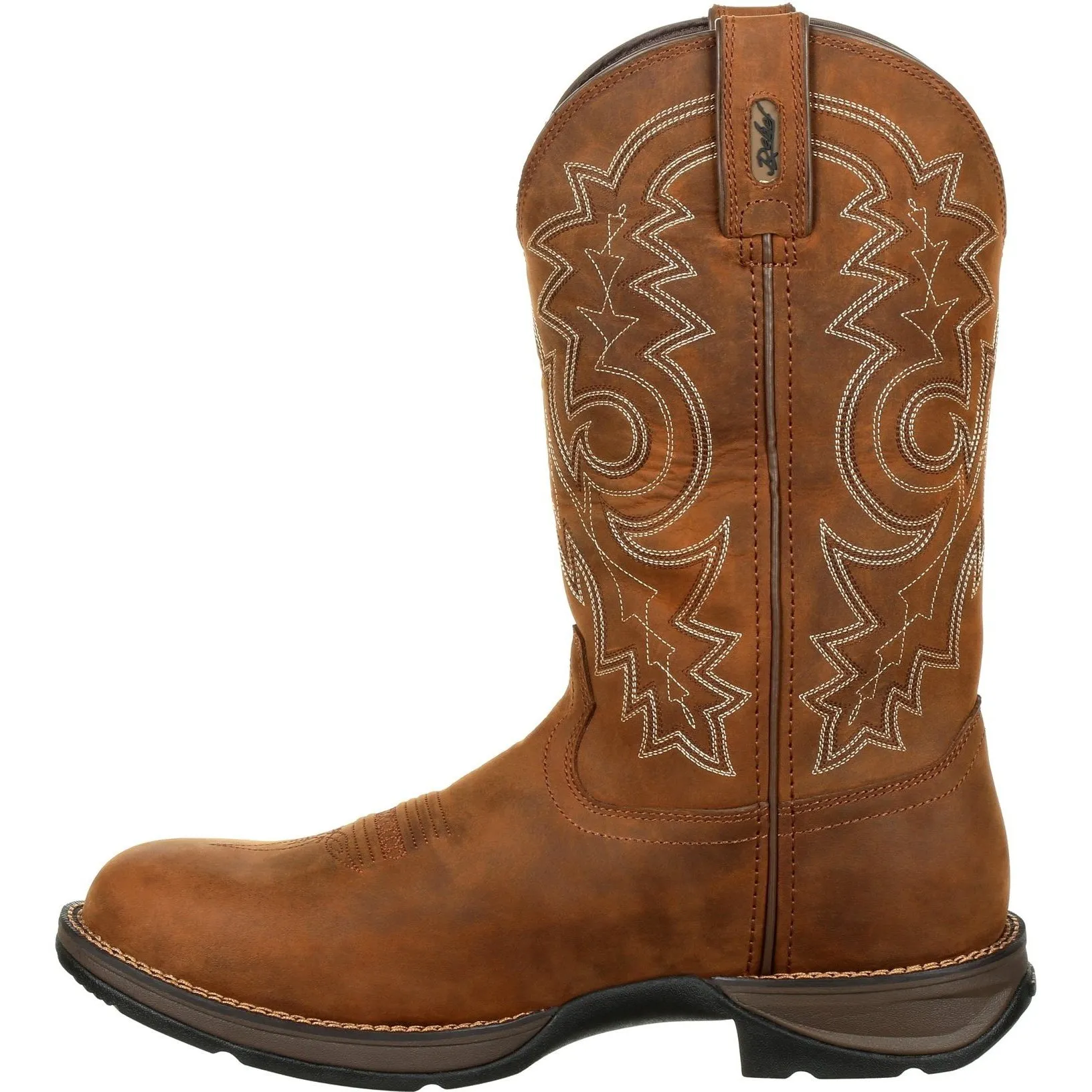 Durango Men's Rebel 12" Round Toe Waterproof Western Boot - Brown - DDB0163