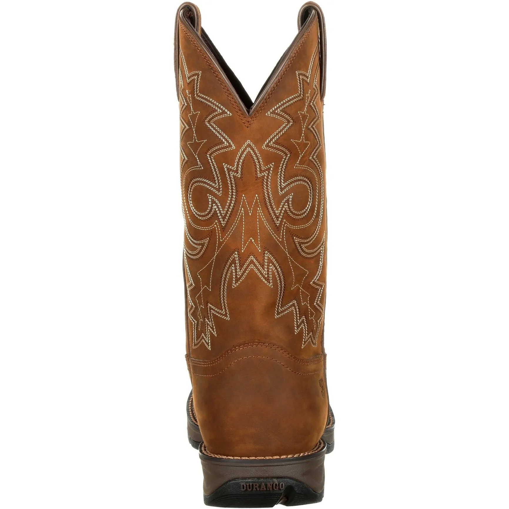 Durango Men's Rebel 12" Round Toe Waterproof Western Boot - Brown - DDB0163