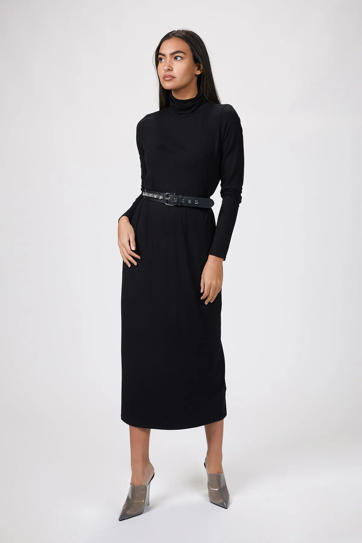 EMBELLISHED LEATHER BELT