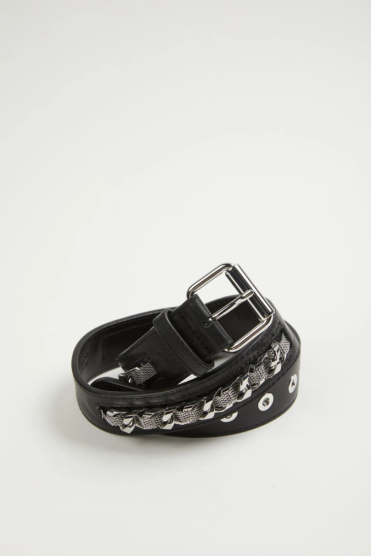 EMBELLISHED LEATHER BELT