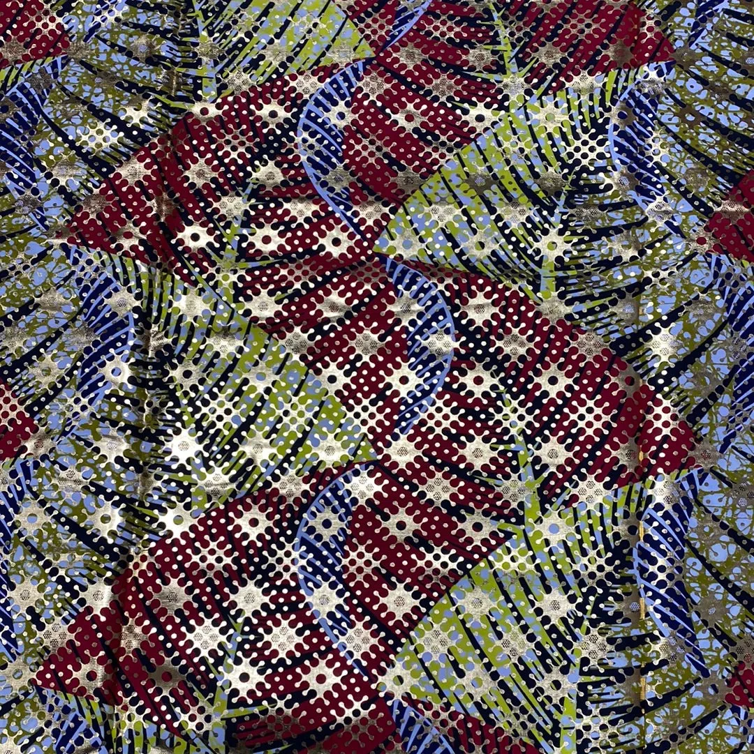 Embellished with gold print 100% cotton
