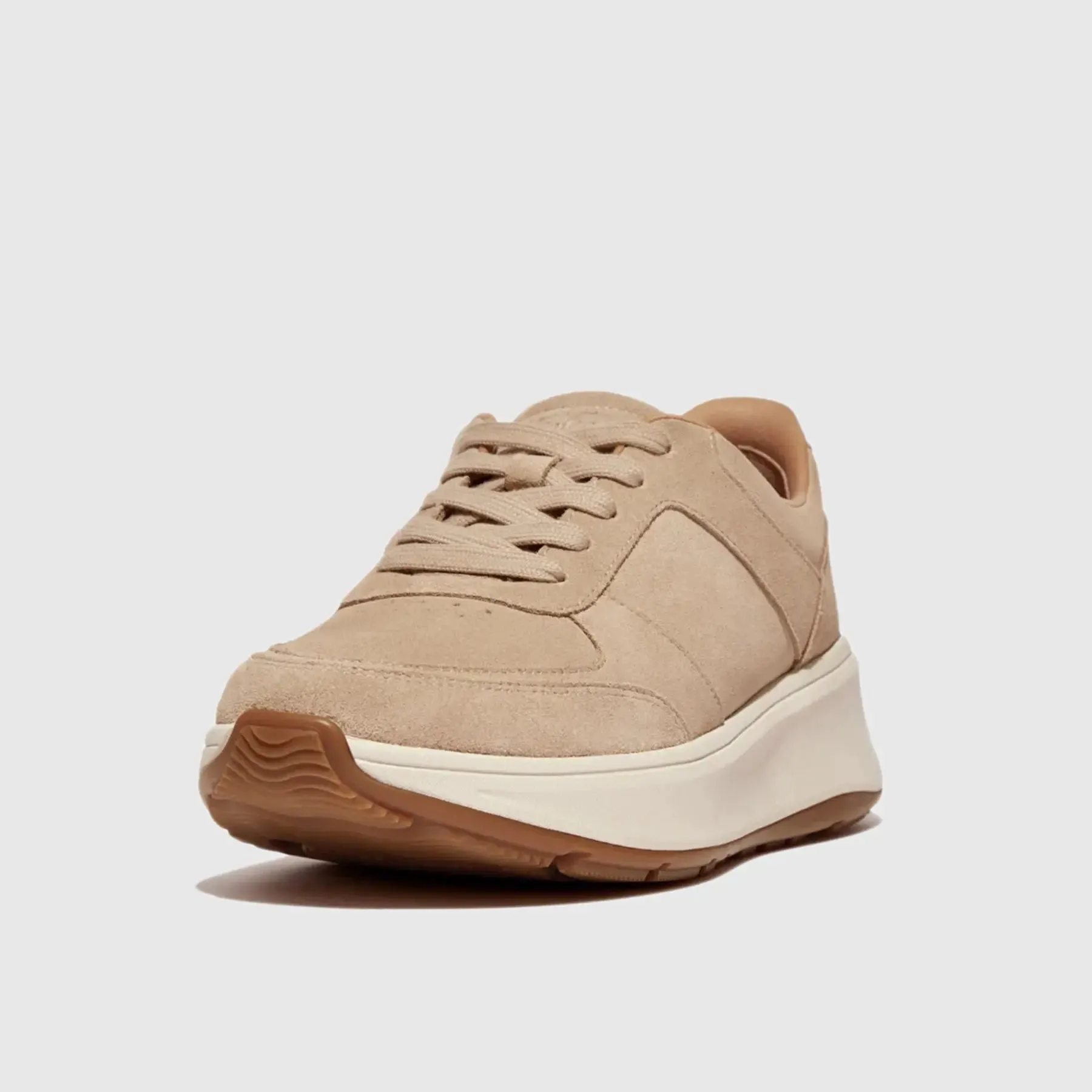 F Mode Flatform Sneaker Beige H07-A94