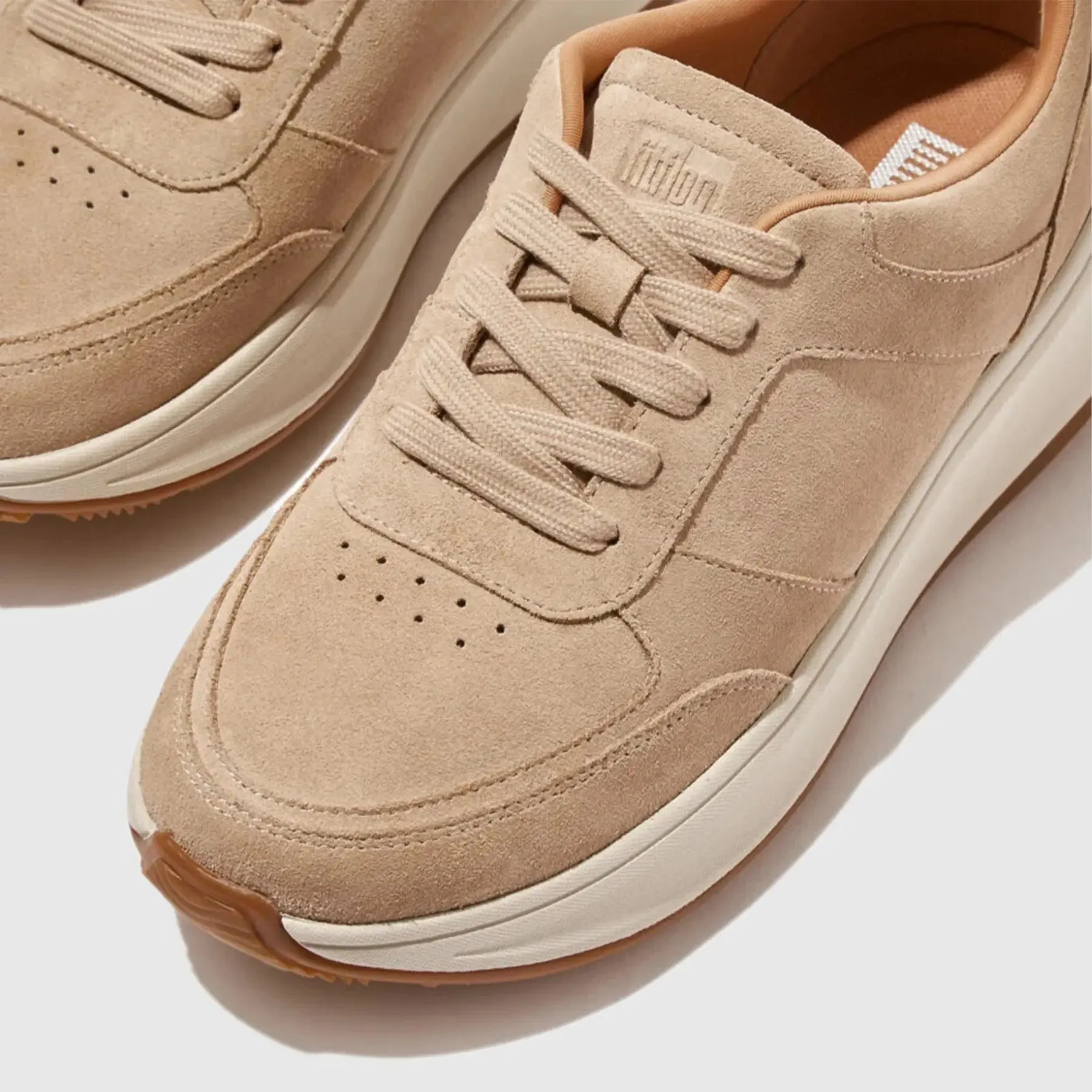 F Mode Flatform Sneaker Beige H07-A94