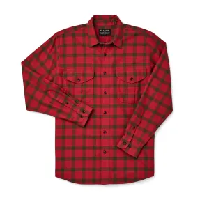 FILSON LIGHTWEIGHT ALASKAN GUIDE SHIRT - RED/GRN