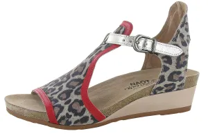 Fiona | Suede/Leather | Cheetah/Kiss Red/Radiant Gold