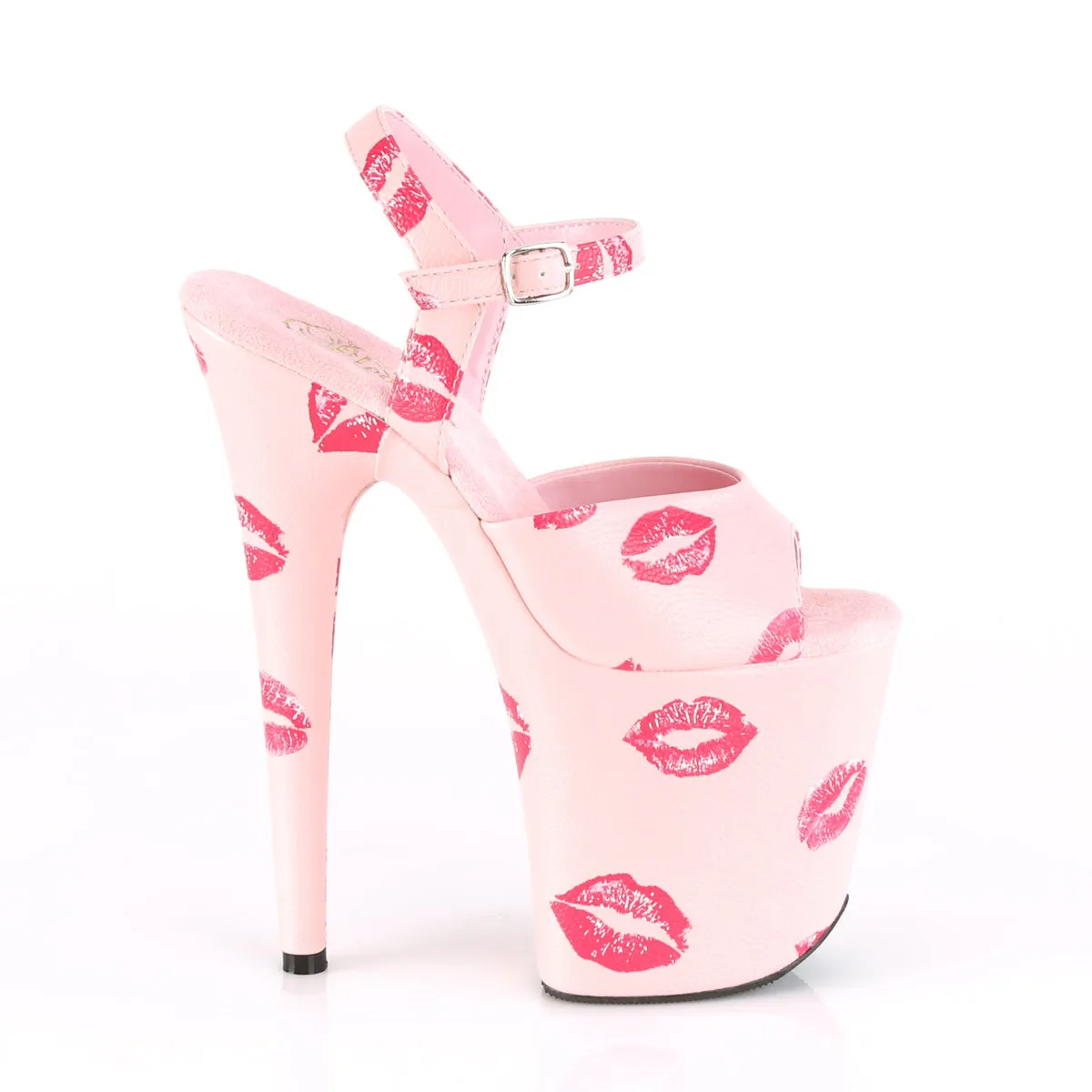 FLAMINGO-809 KISSES  Baby Pink Faux Leather/Baby Pink Faux Leather