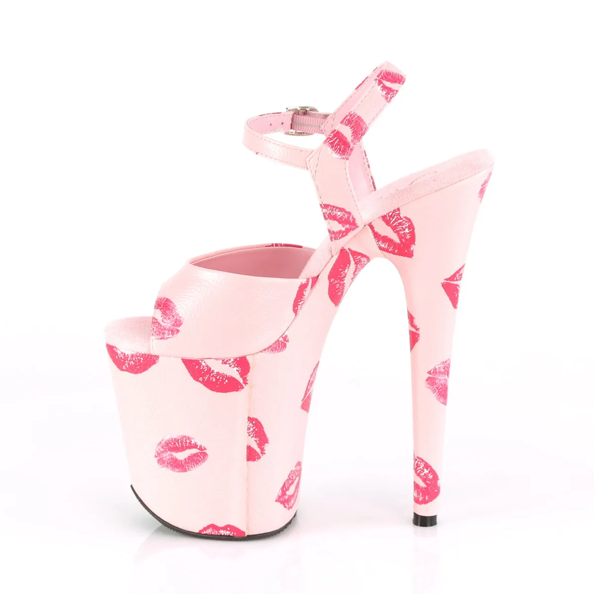 FLAMINGO-809 KISSES  Baby Pink Faux Leather/Baby Pink Faux Leather