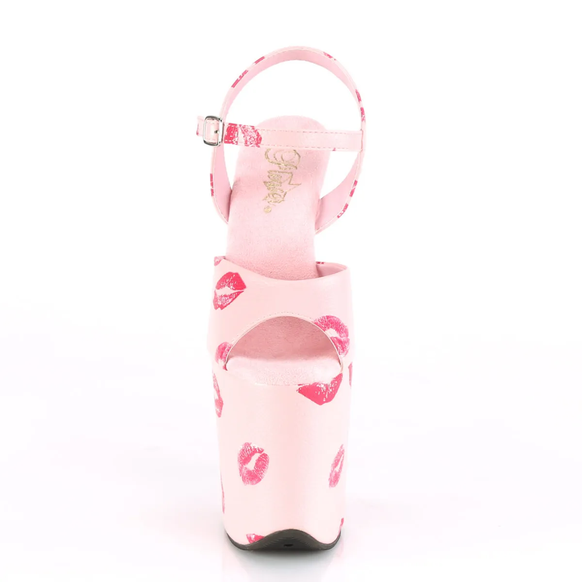 FLAMINGO-809 KISSES  Baby Pink Faux Leather/Baby Pink Faux Leather
