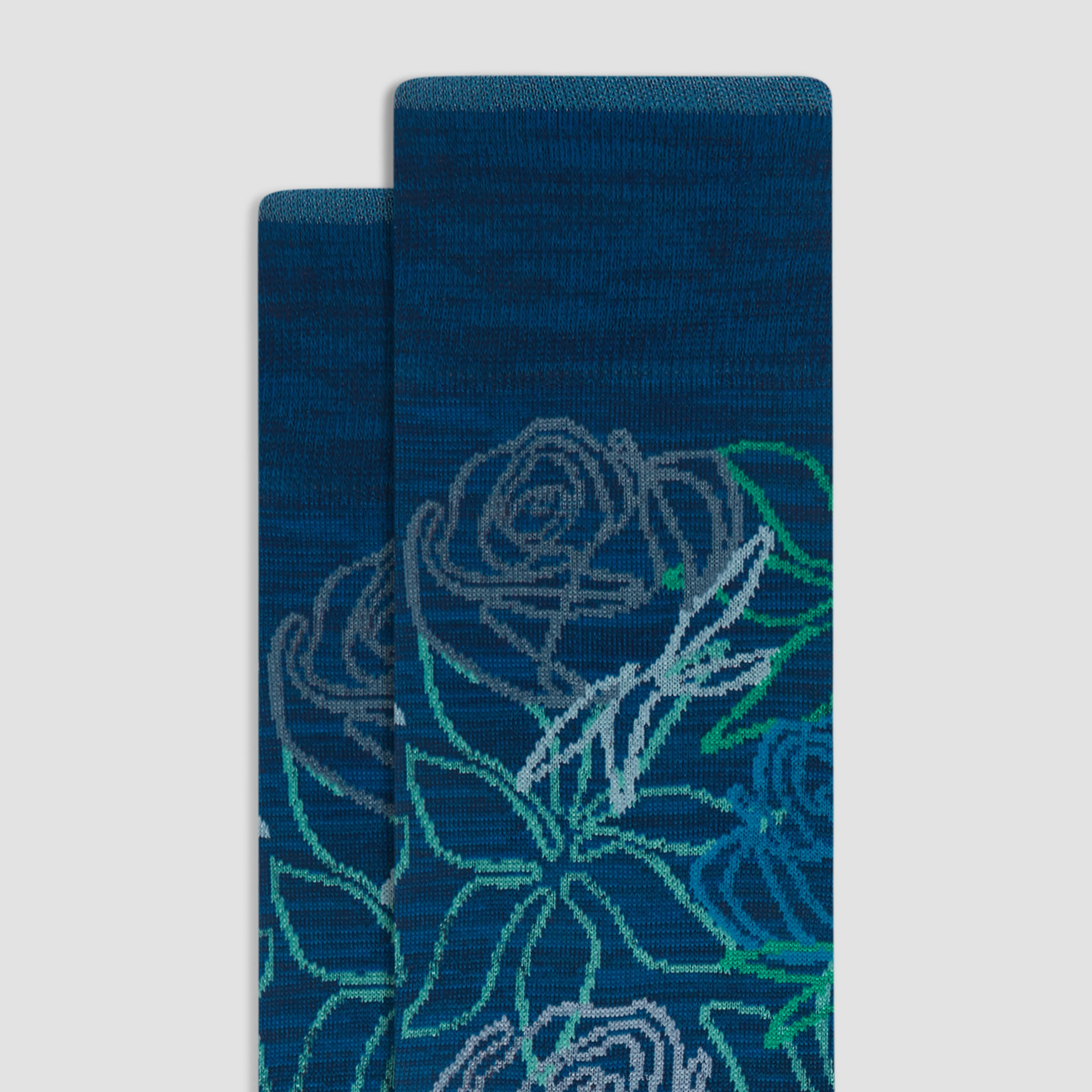 Floral Mid-Calf Socks