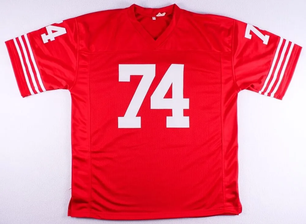 Fred Dean Signed 49ers Throwback Jersey Inscribed "HOF 08" (Schwartz COA)