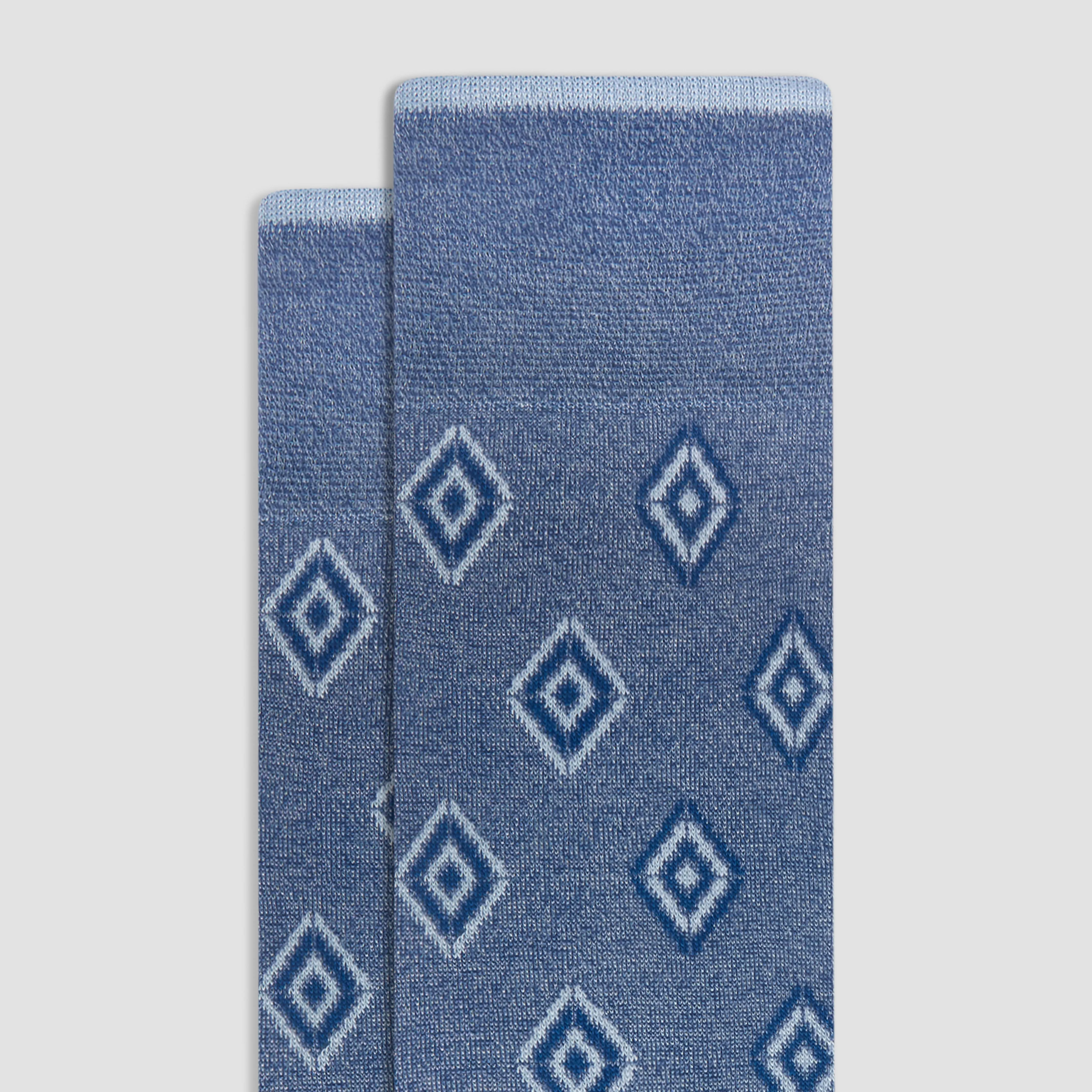 Geometric Mid-Calf Socks