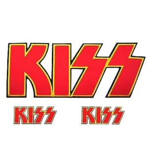 Giant KISS Iron on Patch