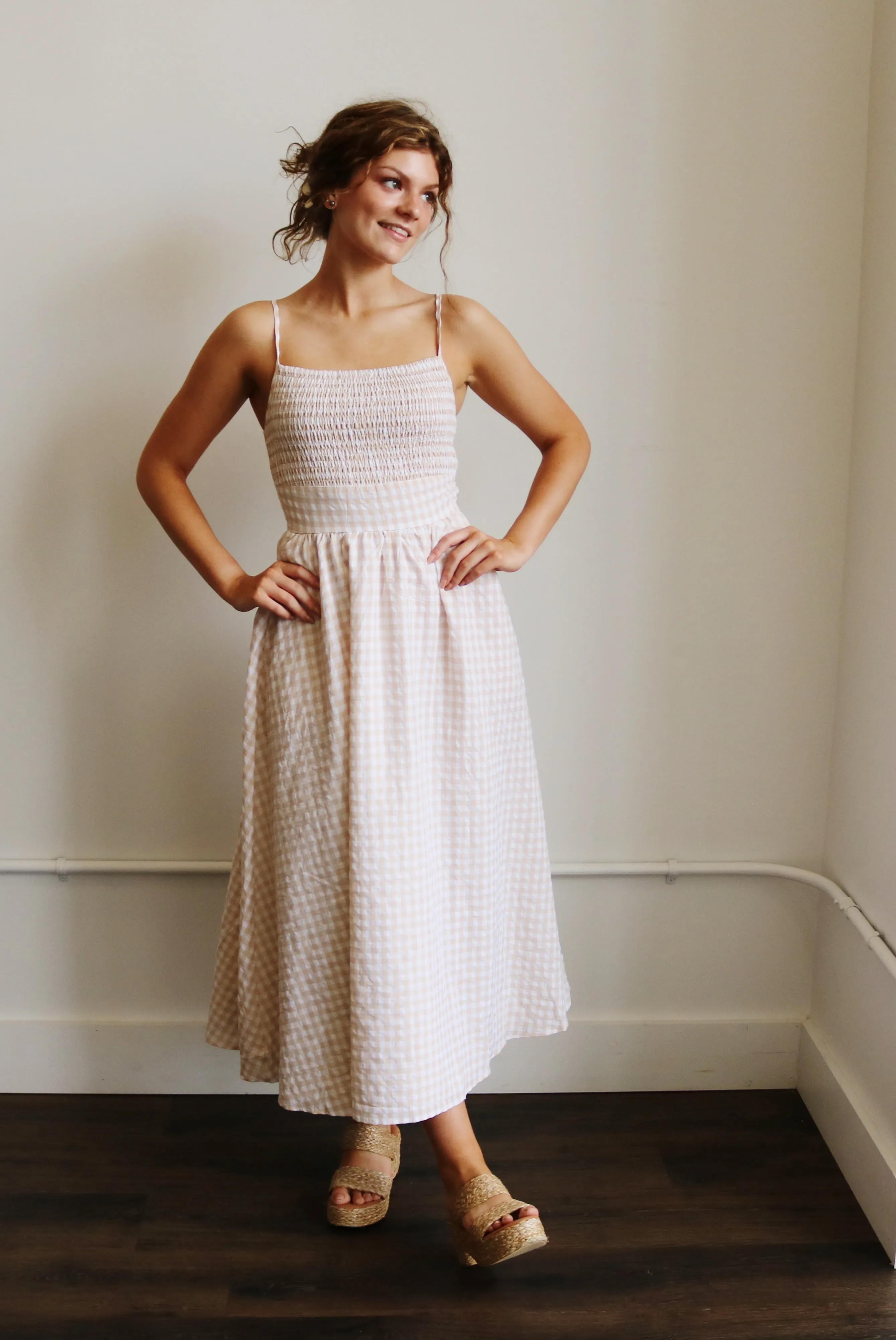 Gracie Gingham Dress