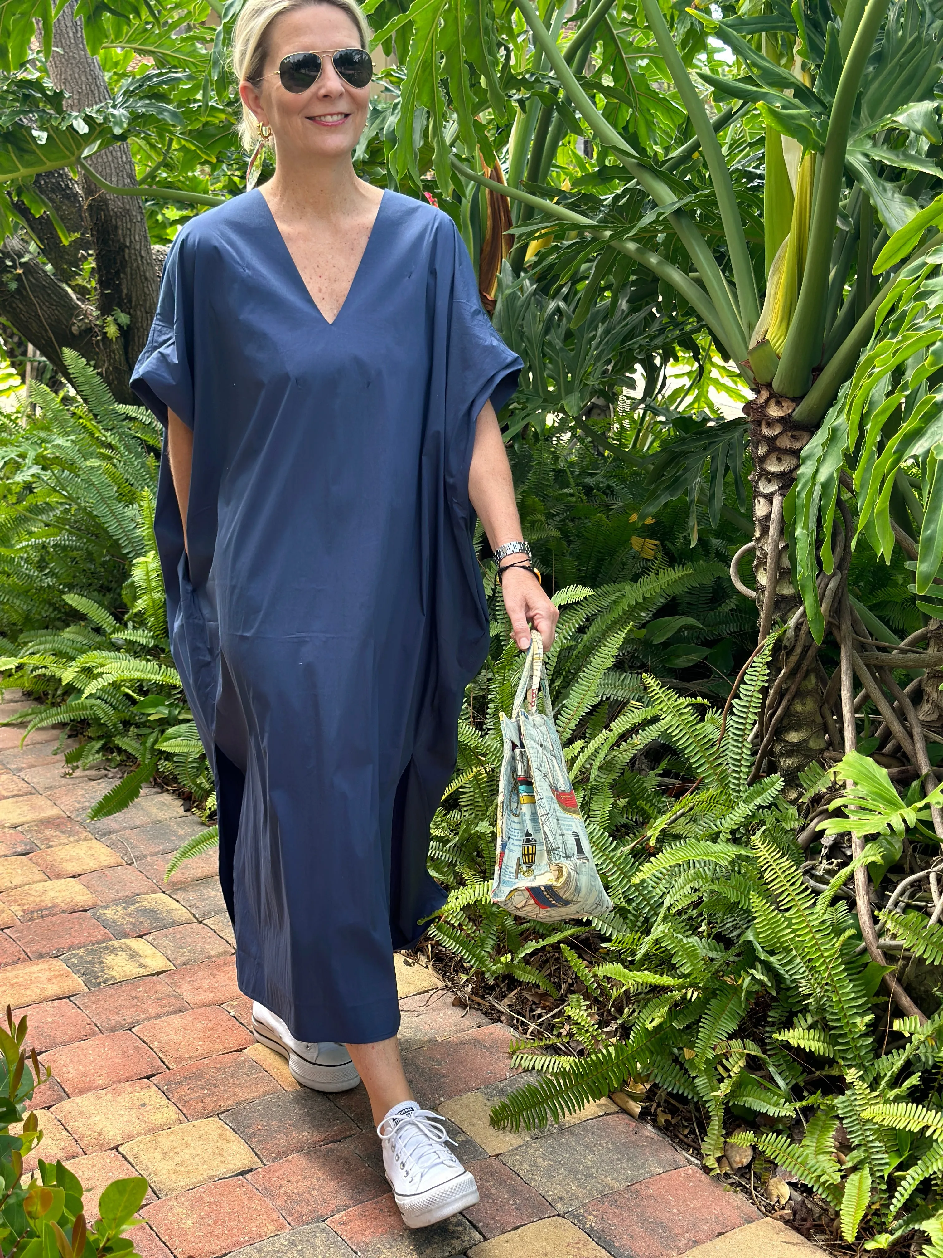 Graphene Dress, Navy