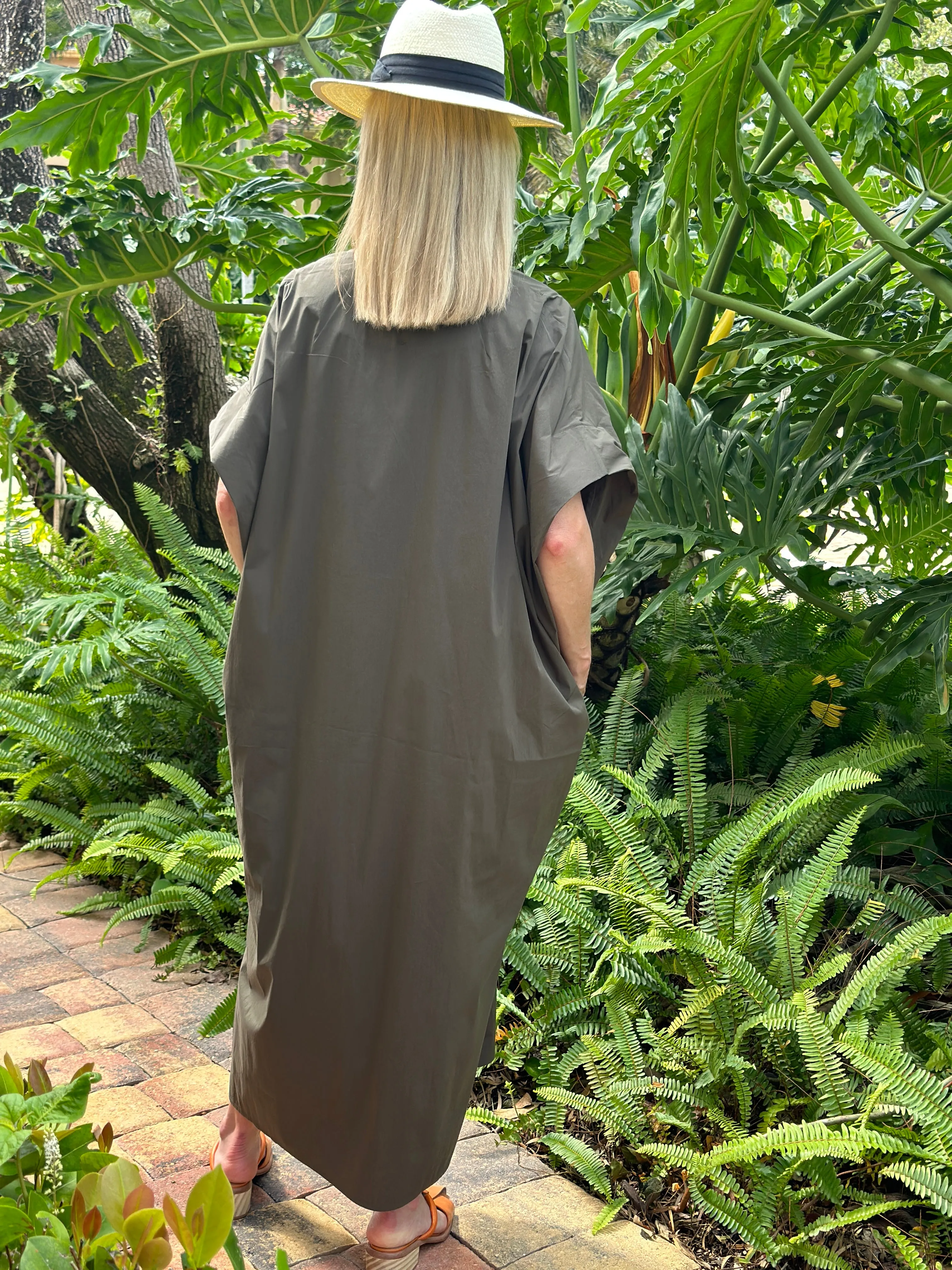 Graphene Dress, Olive