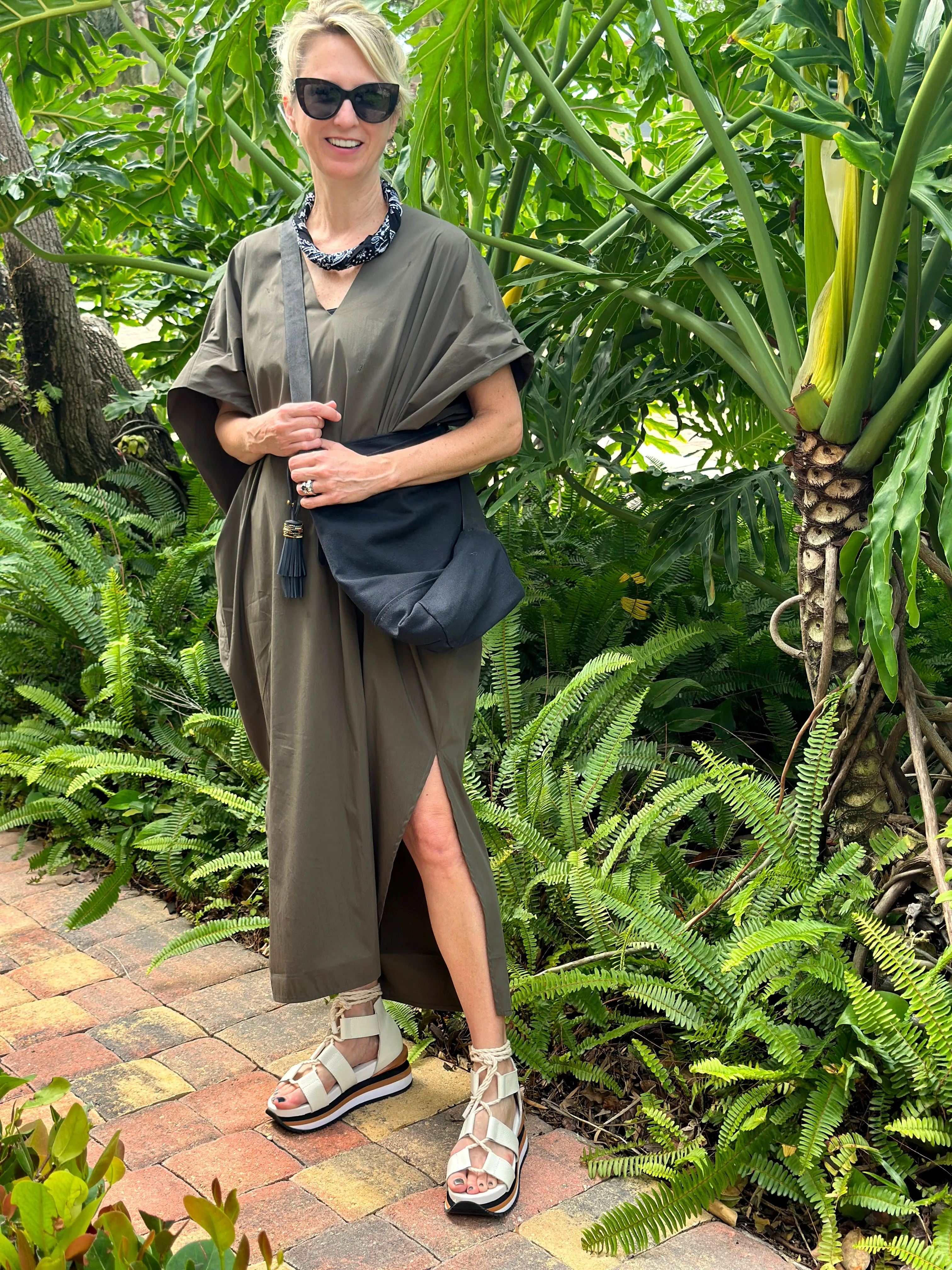 Graphene Dress, Olive