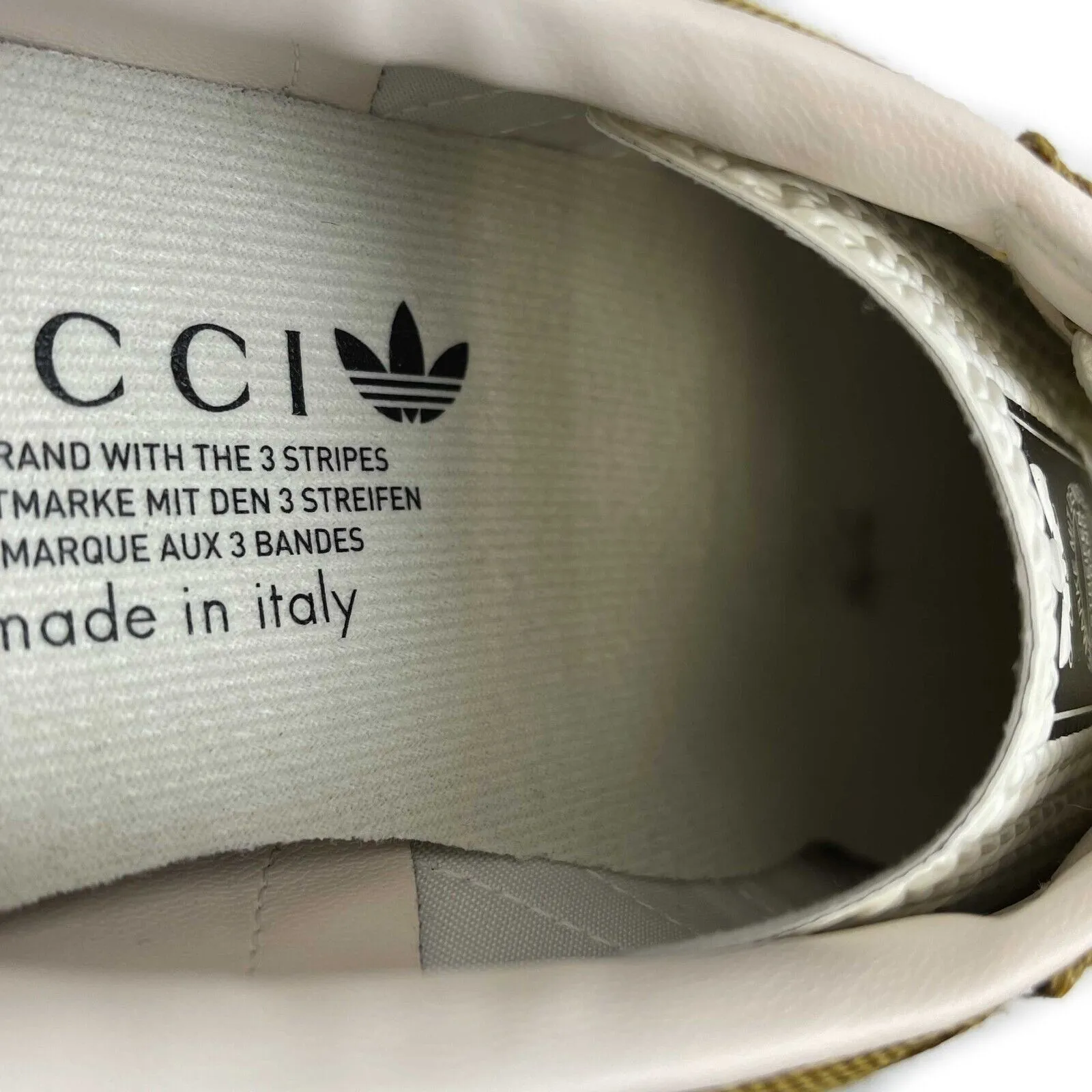 Gucci - X Adidas Gazelle Sneaker - Beige Brown US 8.5