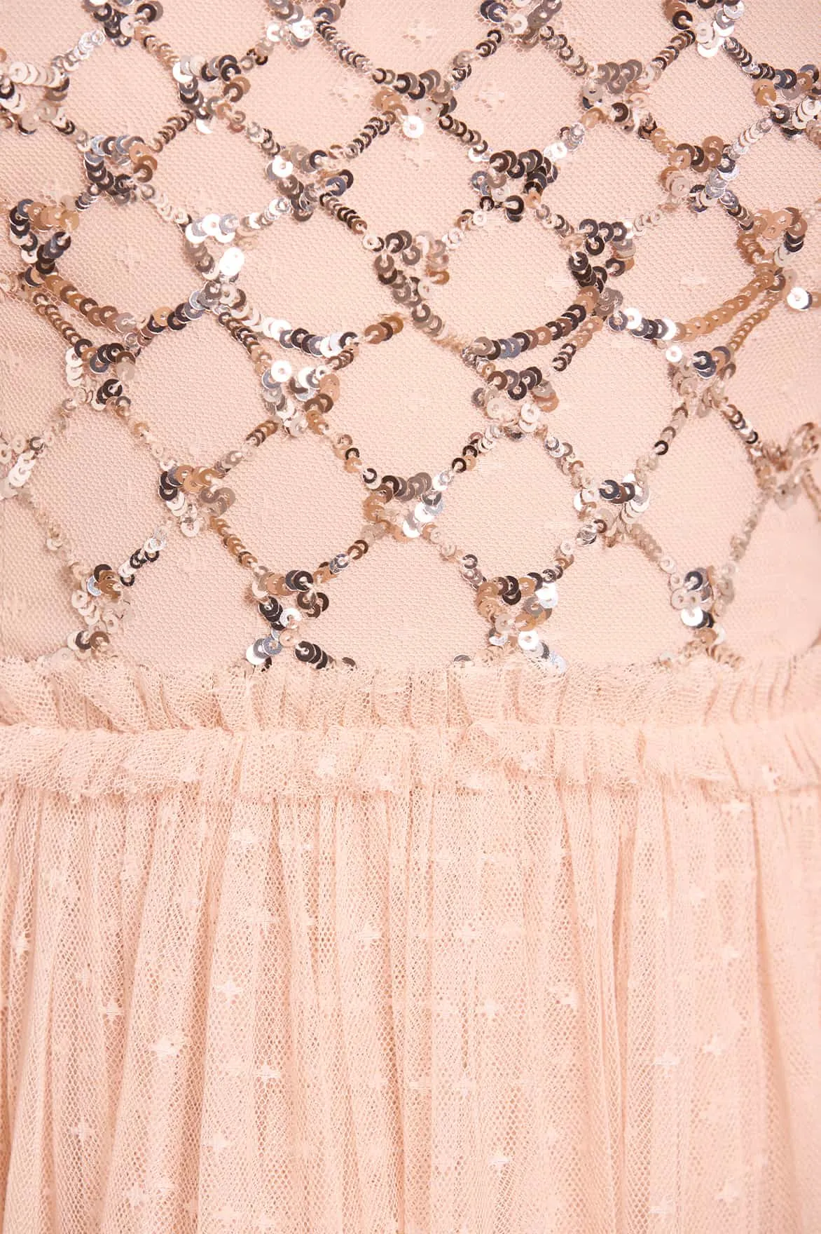 Heart Lattice Bodice Cape Ankle Gown