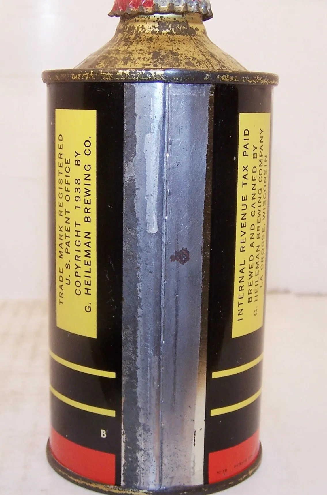 Heileman's Old Style Lager, USBC 177-20, Grade 1/1  Sold 12/12/14