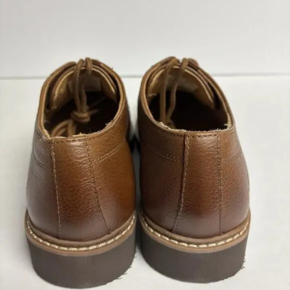 Hush Puppies Men’s Detroit Plain Toe Oxford Cognac, Size 8.5 M
