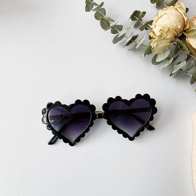 Infant Kids Baby Girls Boys Letter Solid Sunglasses