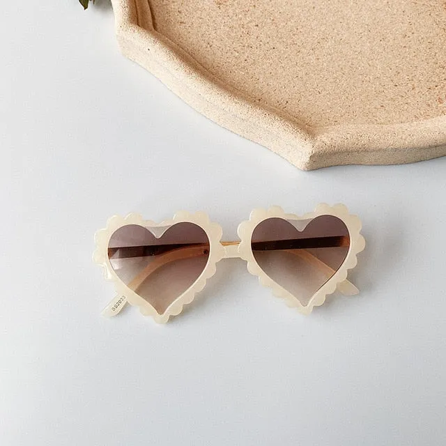 Infant Kids Baby Girls Boys Letter Solid Sunglasses