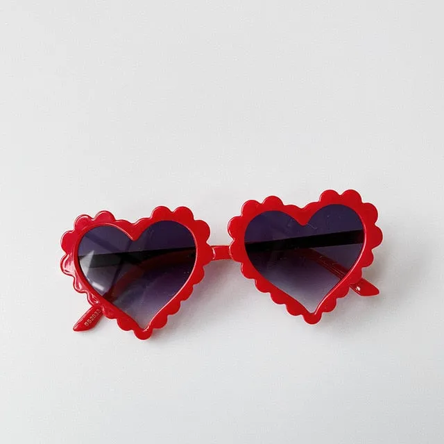 Infant Kids Baby Girls Boys Letter Solid Sunglasses