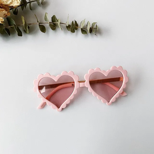Infant Kids Baby Girls Boys Letter Solid Sunglasses