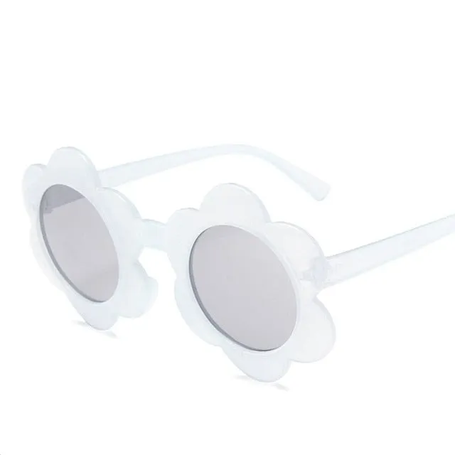 Infant Kids Baby Girls Boys Letter Solid Sunglasses