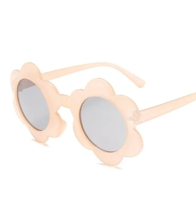 Infant Kids Baby Girls Boys Letter Solid Sunglasses