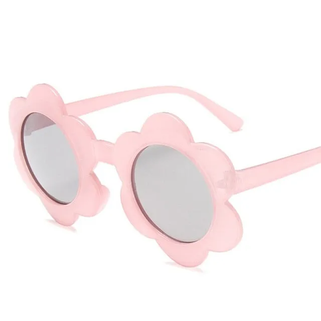 Infant Kids Baby Girls Boys Letter Solid Sunglasses