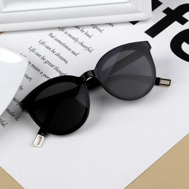 Infant Kids Baby Girls Boys Letter Solid Sunglasses